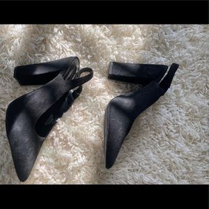 Sling back heels